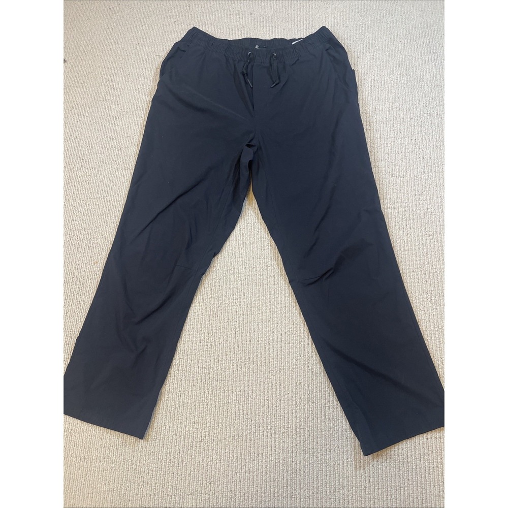 Mountain HardWear Men's Large Basin Pull-On Pants Black Nylon Hiking Pockets